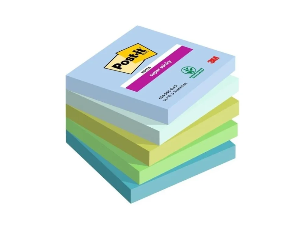 Bločky Super Sticky OASIS, 5 ks - různé rozměry Nakupujte Hned