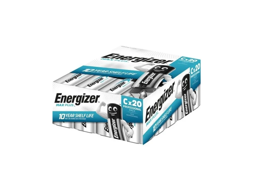 Energizer Max Plus Profes. - 1,5V, C, 20 ks Poslední Šance