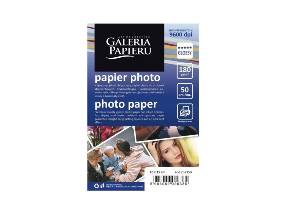 Must-Have Fotopapír lesklý 10 × 15 cm – 180 g/m², 50 listů