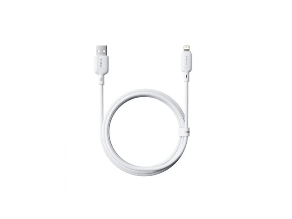 Kabel Baseus Silky USB/Lightning - 1 m, bílý Autentický