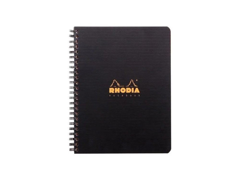 Víkendová Akce Kroužkový blok Rhodia Active, A4+,linkovaný, černý