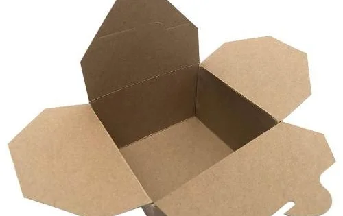 Menubox Kraft PE, nedělený, 11x 9,5x 6,5cm, 700ml, 50ks Bezpečná Platba