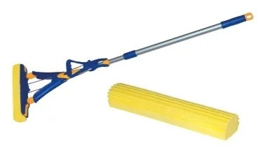Mop samoždímací, teleskopická tyč 135cm Nízká Cena