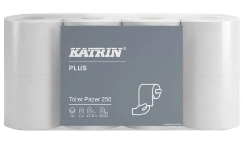 Papír toaletní Katrin Plus 250 67589, třívrstvý, cel., 8ks Nakupujte Hned