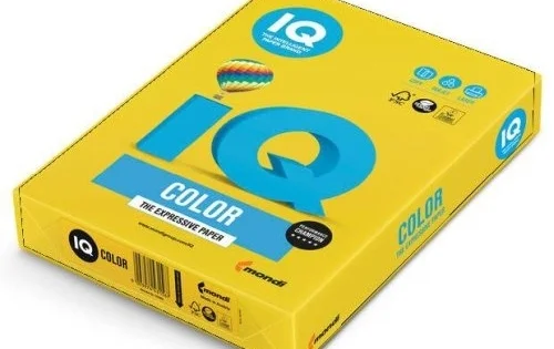 Akční Cena Papír xerografický IQ Color A4, 160g, IG50intenzivně žlutý