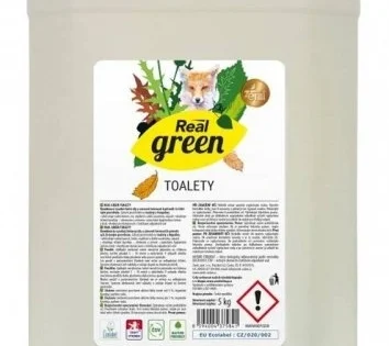 Prostředek čisticí Real Green natoalety, 5l Levný
