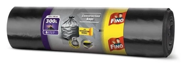 Autentický Pytel naodpad Fino Construction bags, 300l, 70mic, 6ks