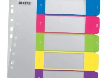 Dokud Zásoby Vydrží Roztřiďovač plastový Leitz WOW, 1-6