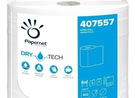 Výhodná Nabídka Ručníky papírové Papernet Dry Tech 407557, dvouvrstvé, role