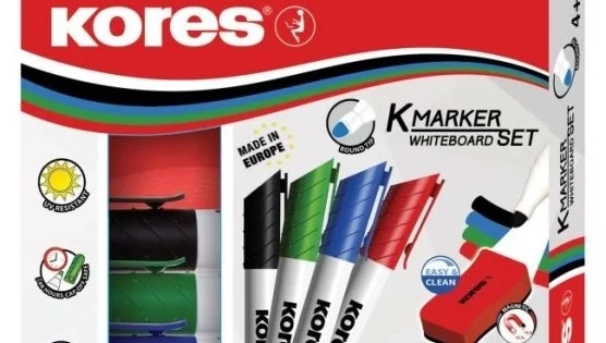Vrácení Zdarma Sada stíratelných popisovačů K-Marker amazací houbičky