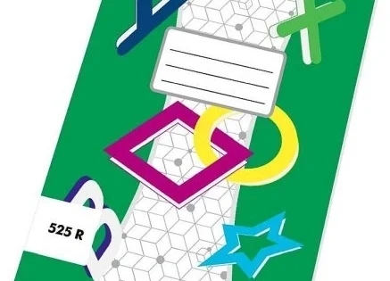 Nakupujte Hned Sešit A5 čtverečkovaný 525 R, recyklovaný, 20listů