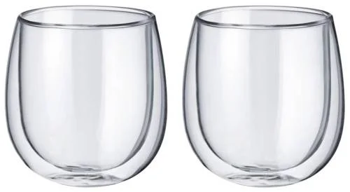 Akční Cena Sklenice termo 250ml, dvoustěnná, 2ks