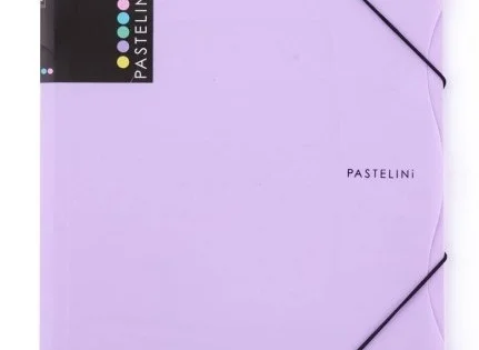 Složka tříklopá Pastelini sgumou, A4, fialová Must-Have