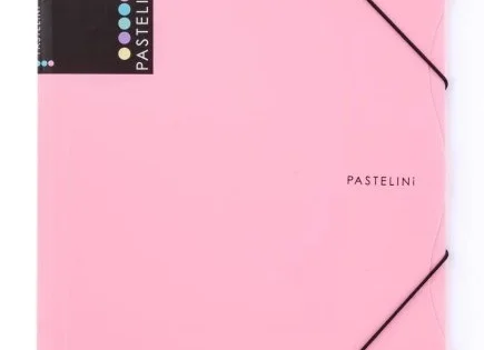 Nakupujte Hned Složka tříklopá Pastelini sgumou, A4, růžová