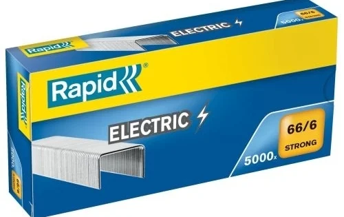 Spojovače kancelářské Rapid 66/6, Eletric Strong, 5.000ks Akční Cena