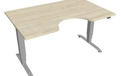 Vrácení Zdarma Stůl Ergo MS 3 1400, elektricky stavitelný, 140cm, akát