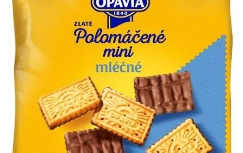 Hit Sezóny Sušenky Opavia Zlaté polomáčené mini, mléčné, 145g
