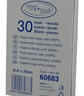 Víkendová Akce Sáčky hygienické 6x 25cm, 30ks