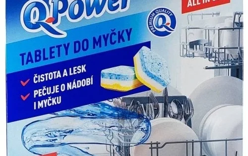 Tablety domyčky Q Power Active all in one, 40ks Vrácení Zdarma