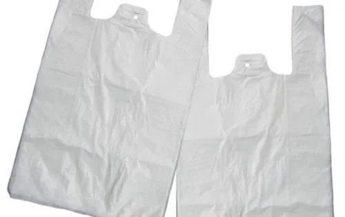 Nová Kolekce Taška mikrotenová, nosnost 10kg, 30+16x52cm, bílá, 50ks