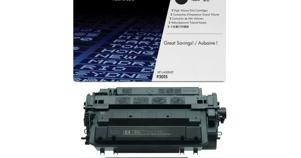 Levný Toner HP CE255XD DualPack pro LJ P3015, black