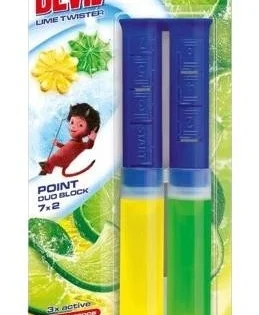 WC point duo block Dr. Devil, 65ml, Lime twister Výprodej