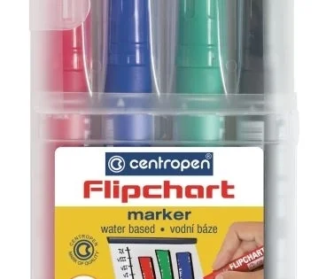 Speciální Cena Značkovač Centropen 8560naflipchart, sada 4ks