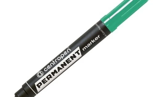 Značkovač Centropen 8576 Permanent, zelený Sezónní Sleva
