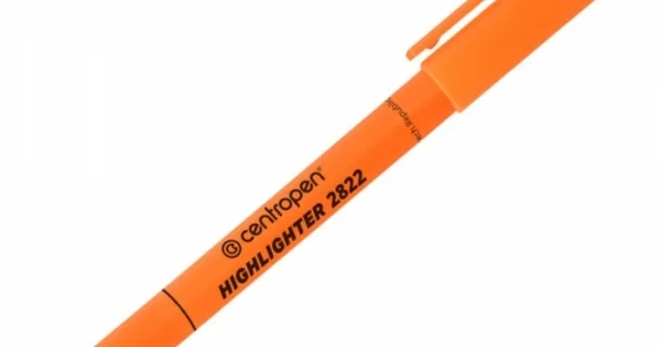 Zlevněný Zvýrazňovač Centropen 2822, oranžový