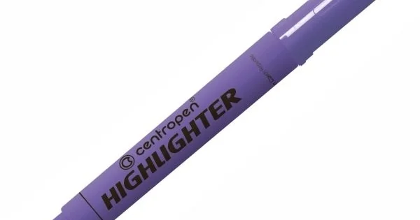 Zvýrazňovač Centropen 8552, fialový Must-Have