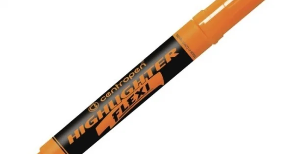 Zvýrazňovač Centropen FLEXI 8542, oranžový Nejlepší Cena