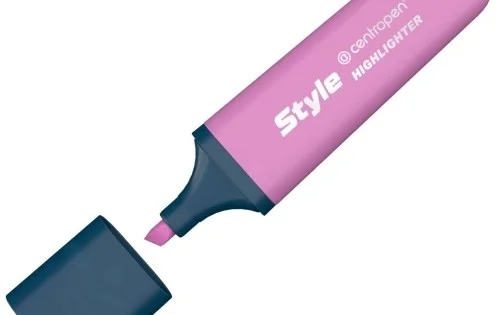 Cenová Bomba Zvýrazňovač Centropen Style 6252 Soft, fialový