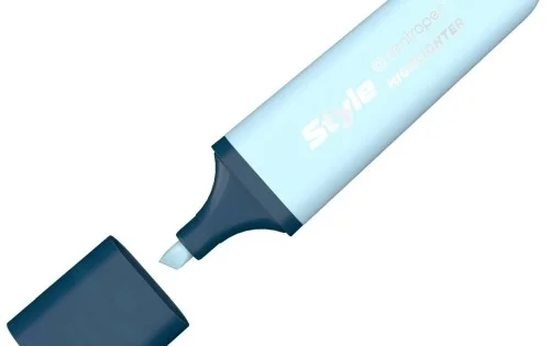 Zvýrazňovač Centropen Style 6252 Soft, modrý Nejlepší Cena