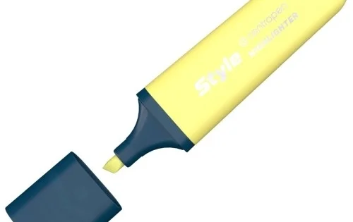 Zvýrazňovač Centropen Style 6252 Soft, žlutý Must-Have