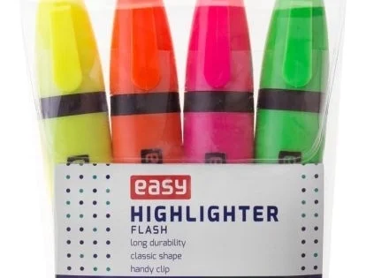 Novinka Zvýrazňovač Easy Flash, sada 4ks