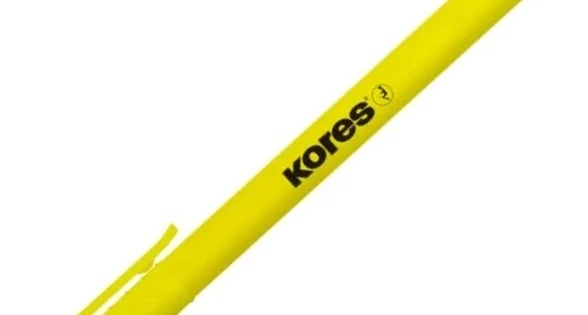 Zvýrazňovač Kores High Liner, žlutý Odeslání Ihned