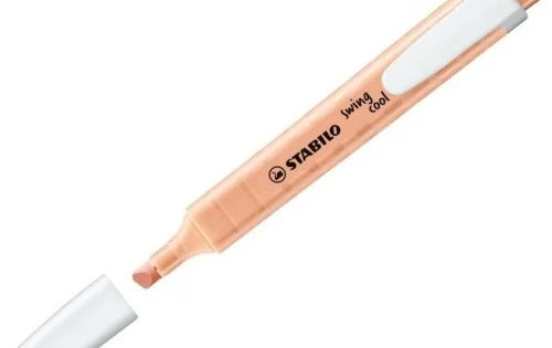 Zvýrazňovač Stabilo Swing Cool Pastel, 1-4mm, broskvový Akční Cena
