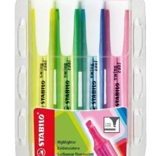 Zvýrazňovač Stabilo Swing Cool, 1-4mm, sada 4ks Odeslání Ihned
