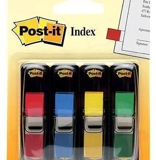 Záložky Post-it 683-4, 11,9x43,2mm, 4x 35záložek Top Prodej