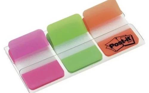 Záložky Post-it 686PGO, extra silné, balení 3x 22záložek Sezónní Sleva