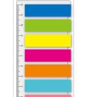 Přímo Od Výrobce Záložky samolepicí Stick´n 45x12mm, plast, 8x25ks, neon
