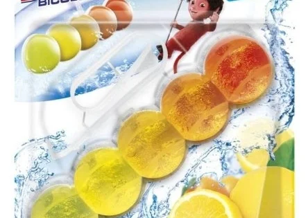 Poslední Šance Závěs naWC Dr. Devil BiCOLOR 5ball, 35g, Lemon fresh