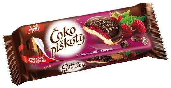 Čokopiškoty Figaro 147g, lesní směs Finální Výprodej