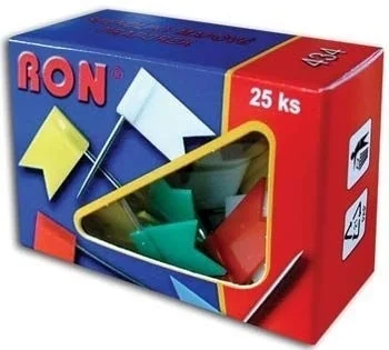 Nakupujte Hned Špendlíky RON, mapové praporek č. 434 (bal. 25ks)