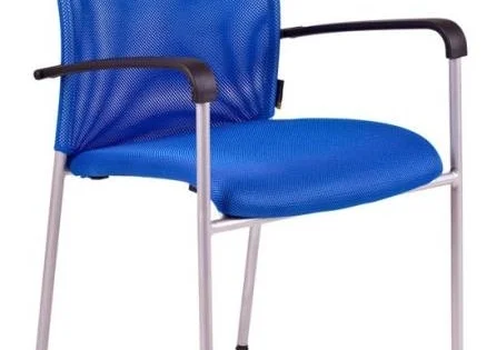 Židle konferenční Triton Grey, modrá Autentický