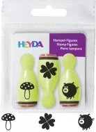 Časově Omezené Razítka dřevěné kuželky 1,6x3,5 štěstí