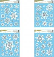 Okenní fólie vánoce glitr VA019 30x42cm 8885999 Nakupujte Hned