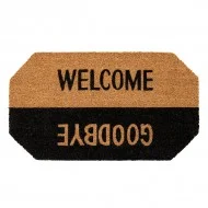 Kokosová vnitřní čistící vstupní rohož FLOMA Ruco Welcome - Goodbye - 40 x 70 x 1,5 cm Akční Nabídka