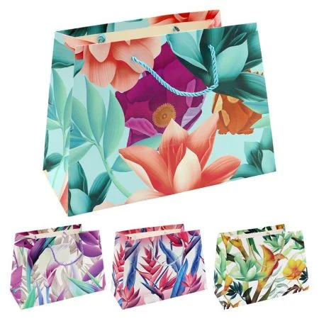 Dárková taška RC747L (Mix Designs Flowers) Velká velikost Jen Po Omezenou Doba