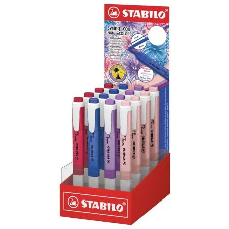 Zvýrazňovač STABILO® SWING Cool NatureCOLORS Wildflower - sada 16 ks Výhodná Nabídka